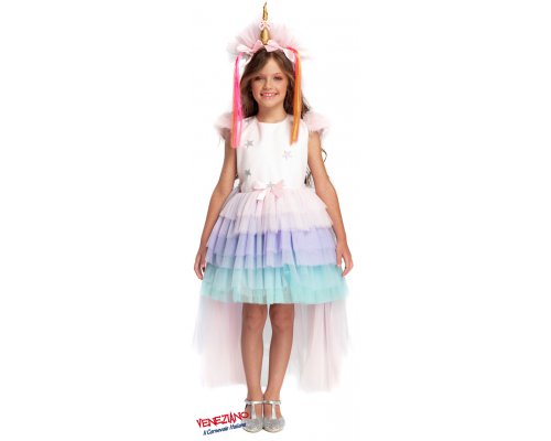 Costume di carnevale PRINCIPESSA ARCOBALENO BABY
